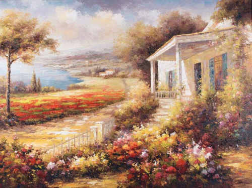Каталог Картина вид на море: Современная фреска | Wall-Style