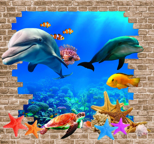 Каталог Картина подводный мир: Детские | Wall-Style