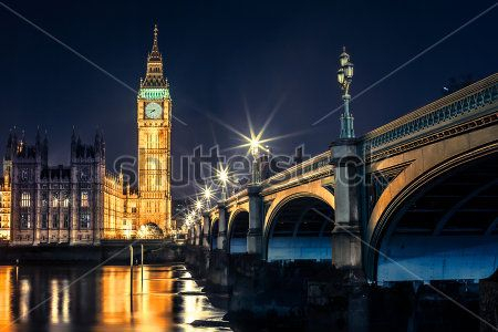 Каталог Фотообои биг-бен:  | Wall-Style