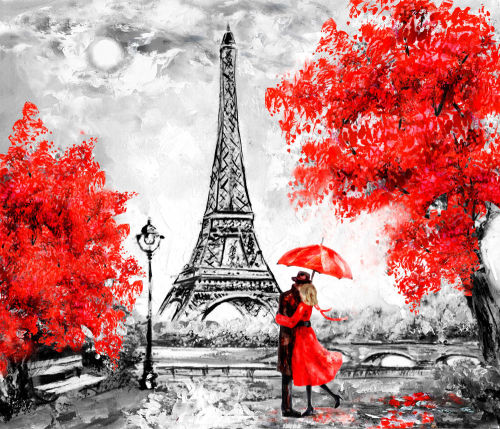 Каталог Картина вид на париж: Арт | Wall-Style