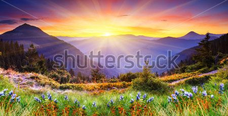 Каталог Картина горы: Природа | Wall-Style