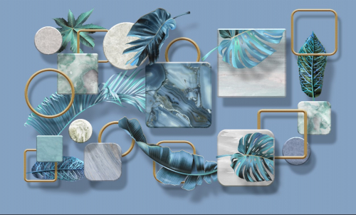 Каталог Фотообои оригинальные листья:  | Wall-Style