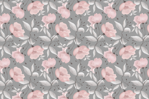 Каталог Фотообои паттерн с цветами:  | Wall-Style