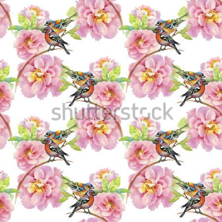 Каталог Картина птицы: Бесшовные | Wall-Style