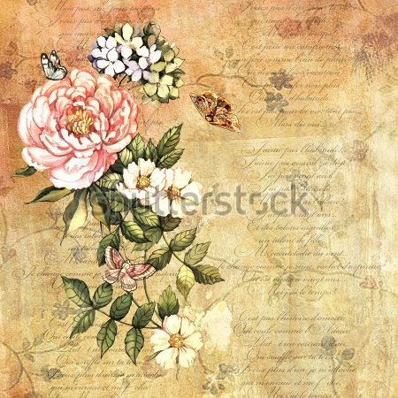 Каталог Картина цветы: Бесшовные | Wall-Style