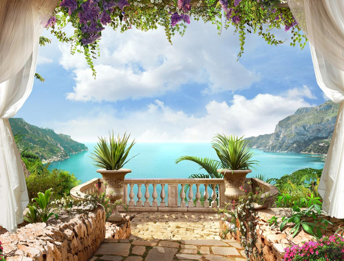 Каталог Фотообои веранда для отдыха:  | Wall-Style