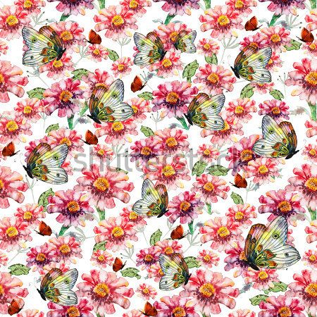 Каталог Картина бабочки: Бесшовные | Wall-Style