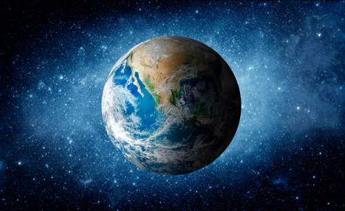 Каталог Картина вид на землю: Небо и космос | Wall-Style