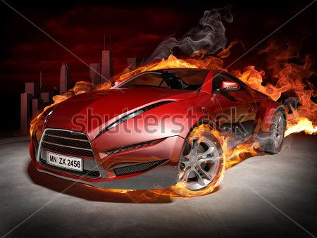 Каталог Фотообои огнянное авто:  | Wall-Style