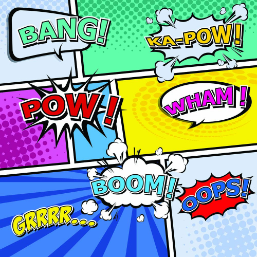 Каталог Фотообои поп арт комикс :  | Wall-Style