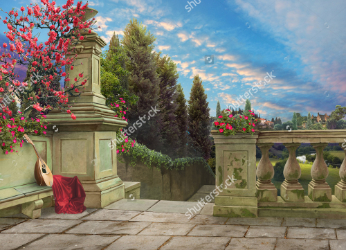 Каталог Картина терраса: Современная фреска | Wall-Style