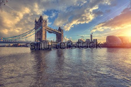 Каталог Картина тауэрский мост: Архитектура | Wall-Style