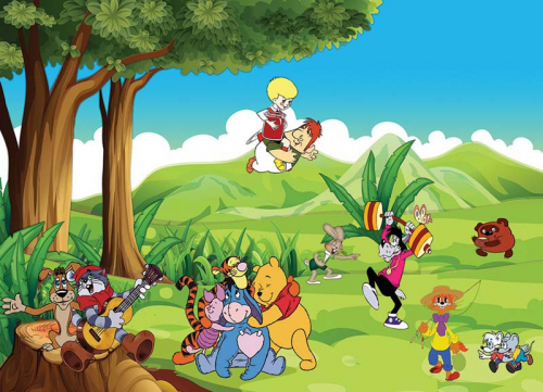 Каталог Картина герои мультиков: Детские | Wall-Style