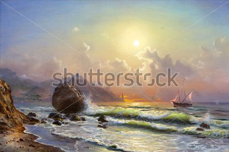 Каталог Фотообои парусник в море:  | Wall-Style
