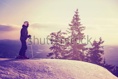 Каталог Фотообои лыжник:  | Wall-Style