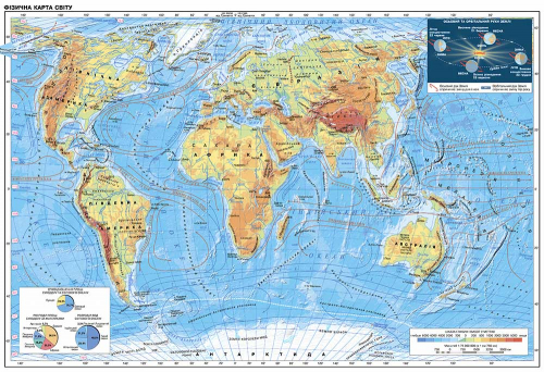 Каталог Фотообои физическая карта:  | Wall-Style