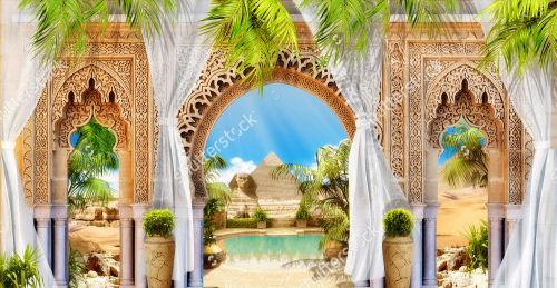 Каталог Фотообои восточные арки:  | Wall-Style