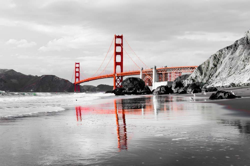 Каталог Фотообои контрастный голден гейт:  | Wall-Style