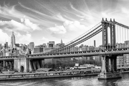 Каталог Фотообои нью-йорк чб:  | Wall-Style