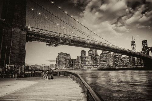 Каталог Картина бруклинский мост: Города | Wall-Style