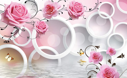 Каталог Фотообои водные розы с бликами:  | Wall-Style