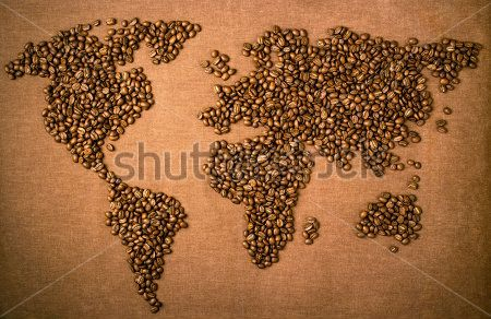 Каталог Картина карта из кофе: Карты | Wall-Style