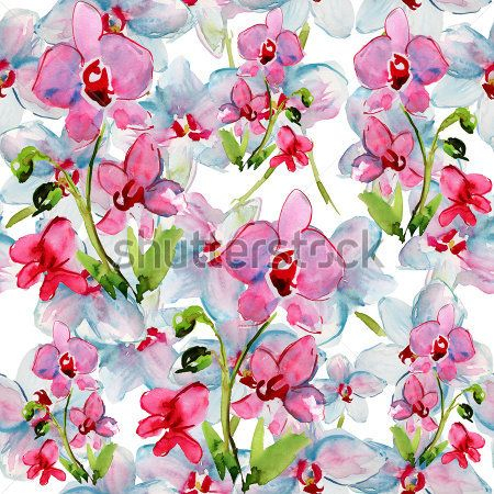 Каталог Картина цветы: Бесшовные | Wall-Style