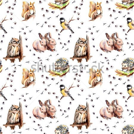 Каталог Картина животные: Бесшовные | Wall-Style