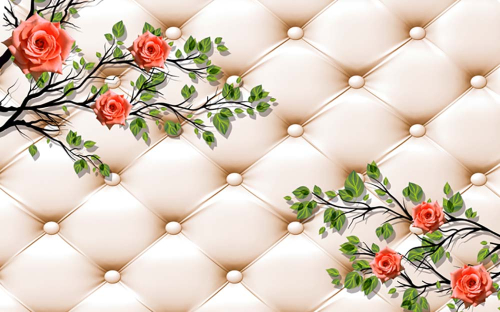 Каталог Фотообои розы на мягком фоне:  | Wall-Style