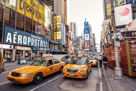 Каталог Картина такси нью йорка: Города | Wall-Style