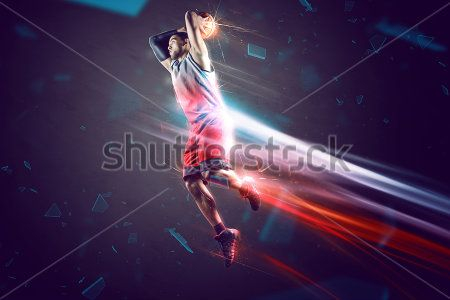 Каталог Фотообои баскетбольный бросок:  | Wall-Style