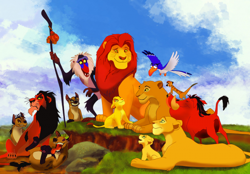 Каталог Картина король лев: Мультфильмы | Wall-Style
