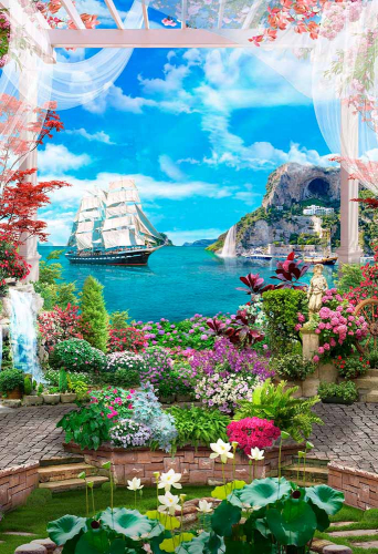 Каталог Фотообои сад на веранде:  | Wall-Style