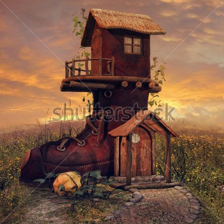 Каталог Картина домик: Фэнтези | Wall-Style
