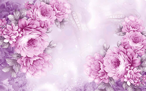 Каталог Фотообои пионы:  | Wall-Style