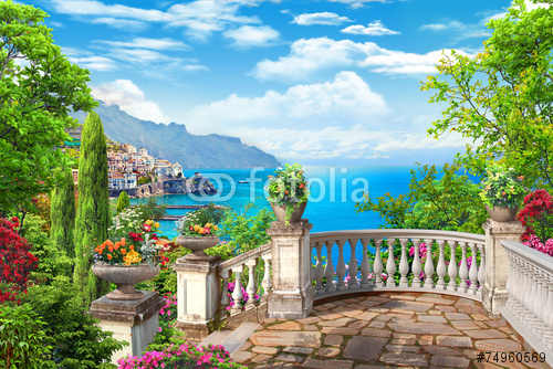 Каталог Картина терраса: Современная фреска | Wall-Style