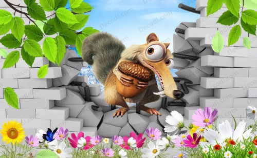 Каталог Фотообои белка с жёлудем:  | Wall-Style