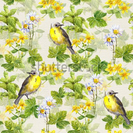 Каталог Картина птицы: Бесшовные | Wall-Style