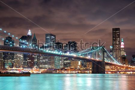 Каталог Картина бруклинский мост: Города | Wall-Style