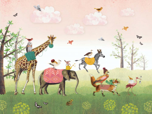 Каталог Фотообои звери на прогулке:  | Wall-Style