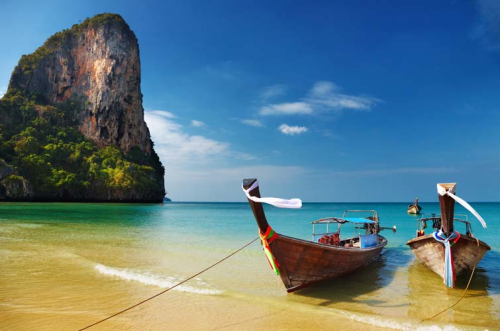 Каталог Картина лодки в тайланде: Море | Wall-Style