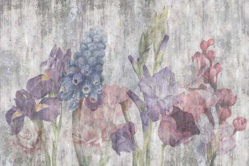 Каталог Фотообои ретро цветы:  | Wall-Style