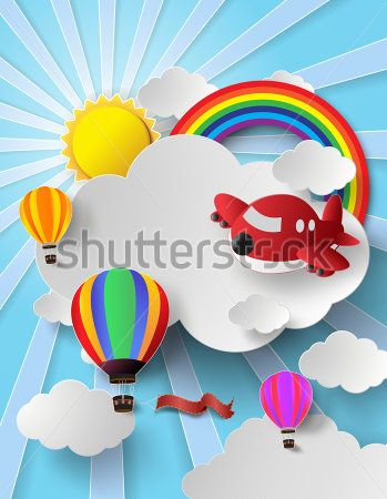 Каталог Фотообои воздушные шары:  | Wall-Style