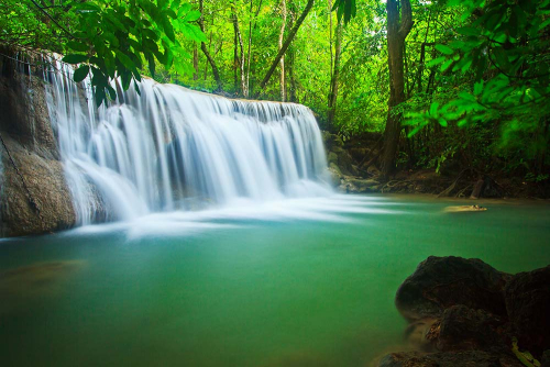 Каталог Фотообои приглушенный водопад:  | Wall-Style