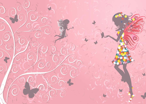 Каталог Фотообои фея возле дерева:  | Wall-Style