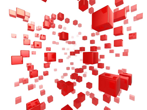 Каталог Фотообои красные 3d кубы:  | Wall-Style