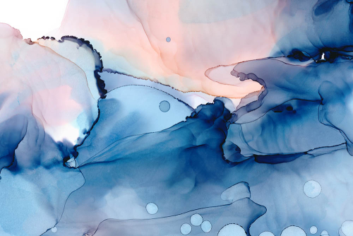 Каталог Картина голубой флюид: Арт флюиды | Wall-Style