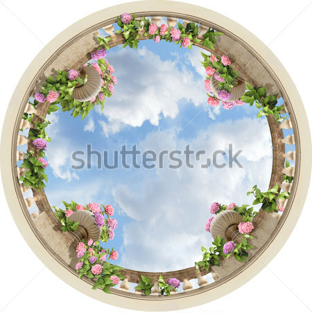 Каталог Картина потолочный декор: Современная фреска | Wall-Style