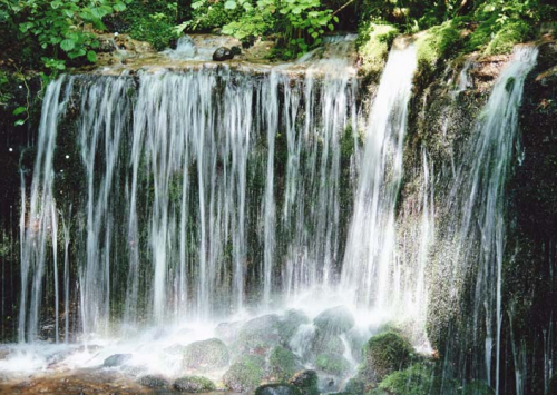 Каталог Фотообои широкий водопад с зеленью:  | Wall-Style