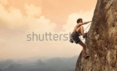 Каталог Картина альпинист: Спорт | Wall-Style